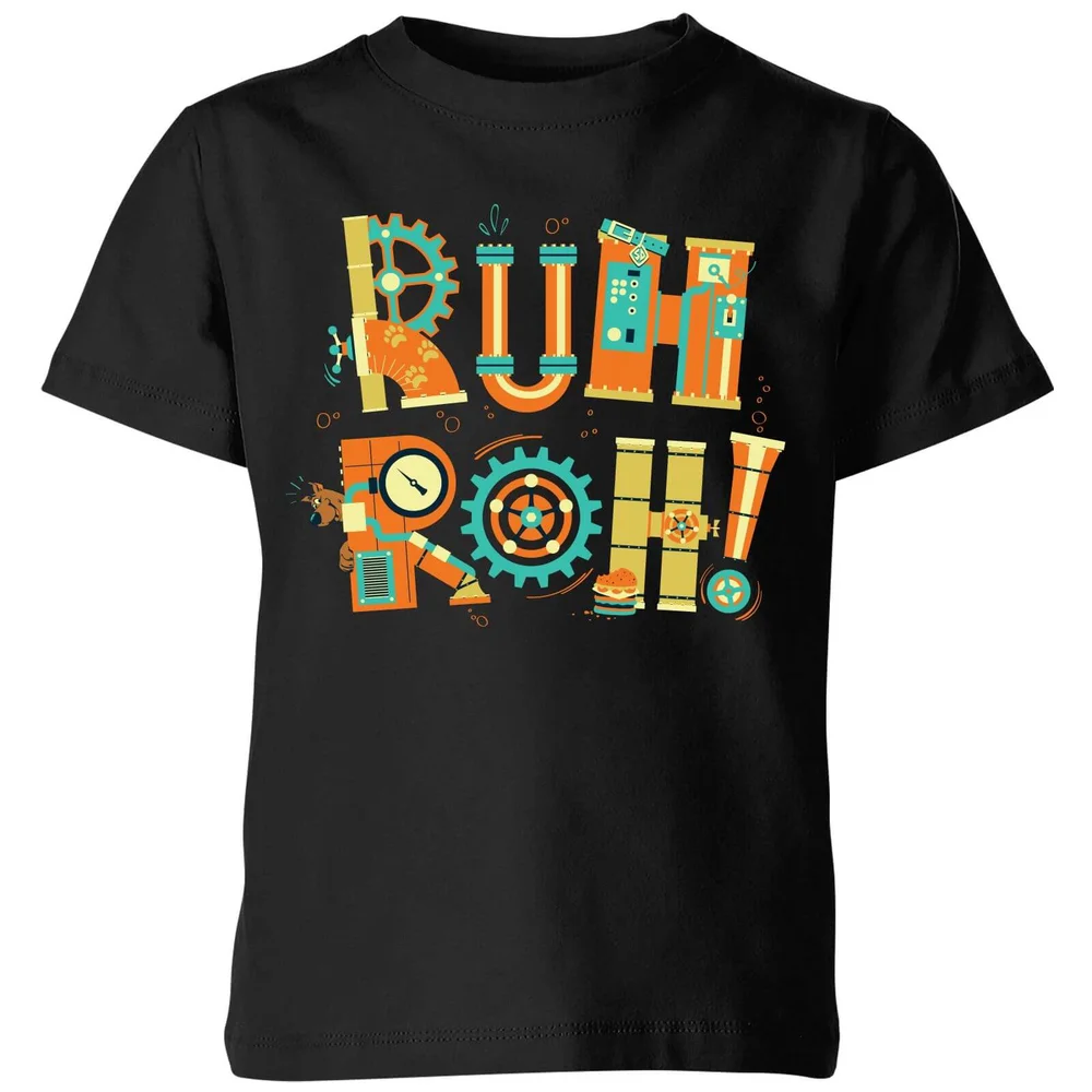 Ruh-Roh! Clockwork Kids' T-Shirt - Black - 3-4 Years Image 1