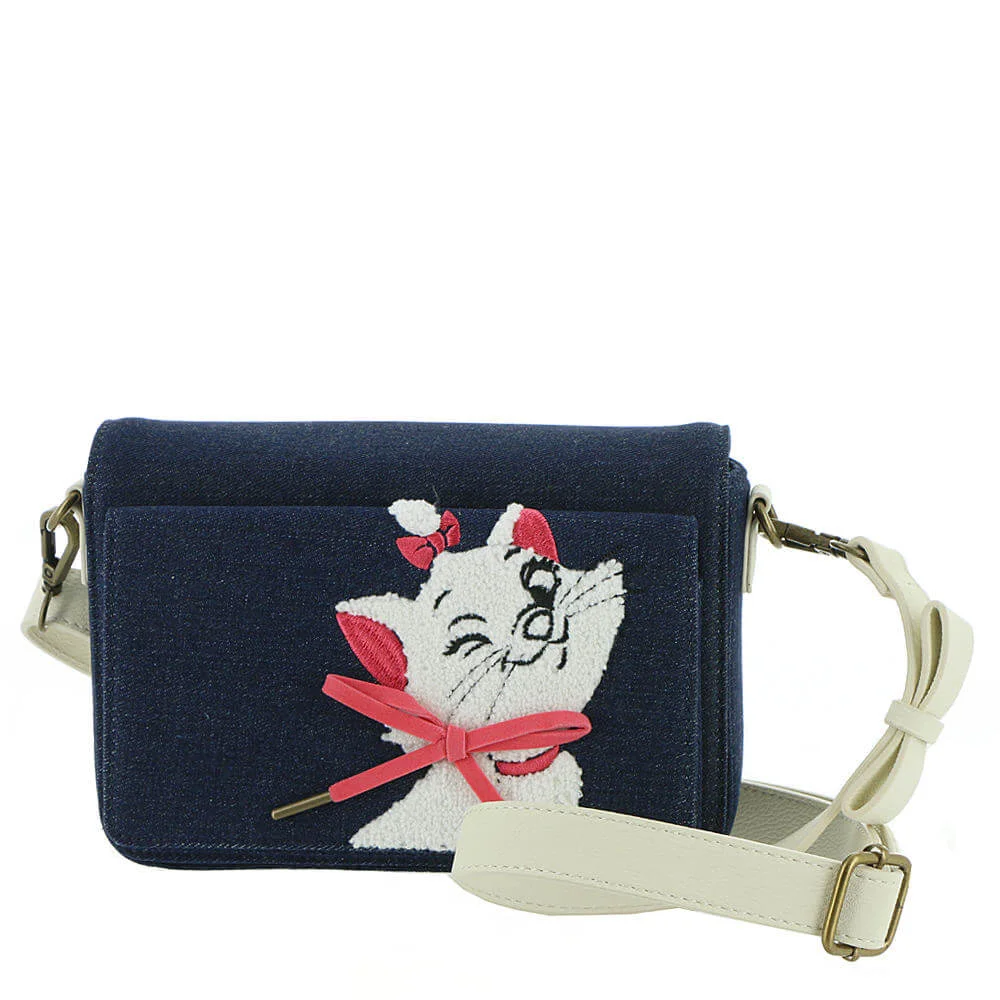 Loungefly Disney Marie Denim Crossbody Image 1