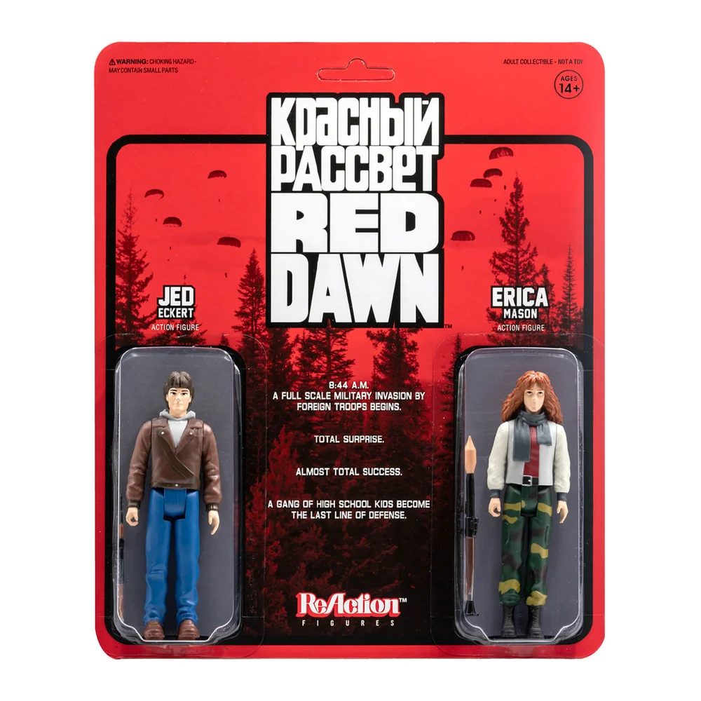 Super7 Red Dawn ReAction Figure 2-Pack - Erica and Jed Image 1