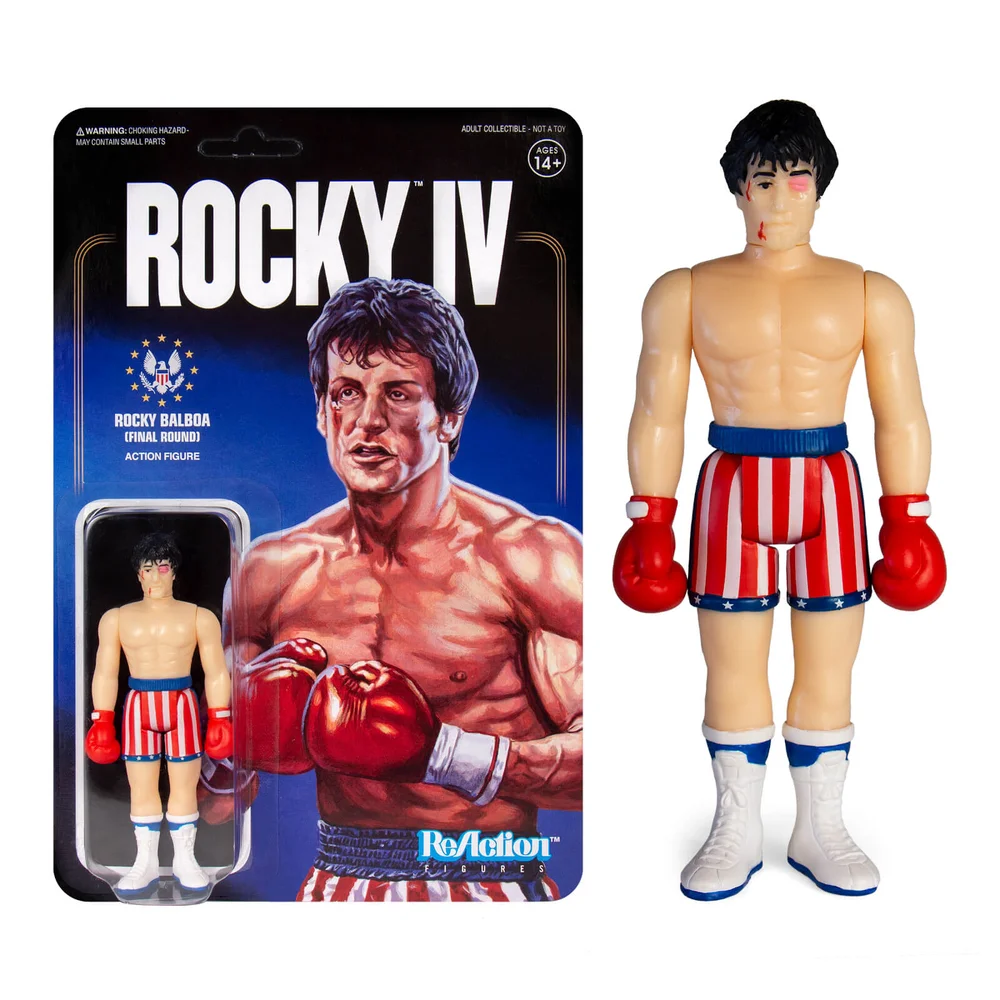 Super7 Rocky ReAction Figure - Rocky (Beat-Up) Action Figure Image 1