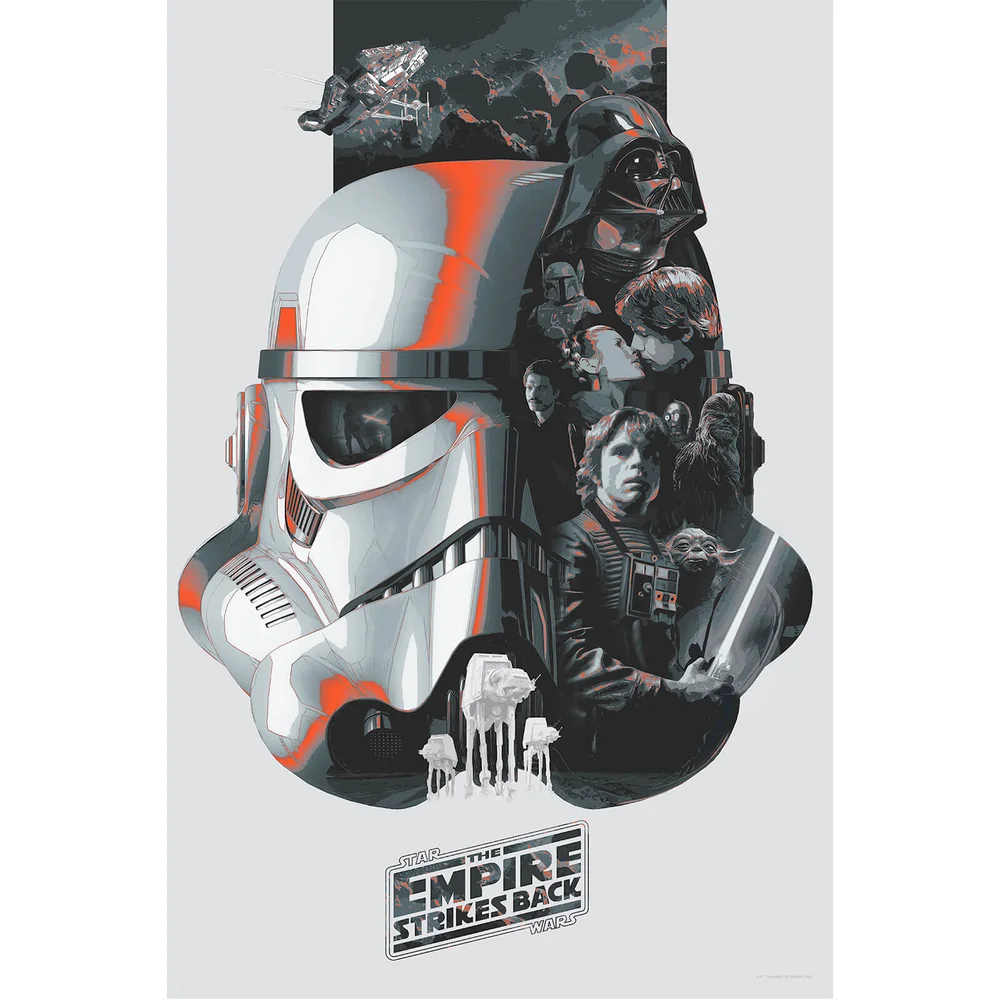 Star Wars: Empire Strikes Bank 'The Fifth' Lithograph by Devin Schoeffler Image 1