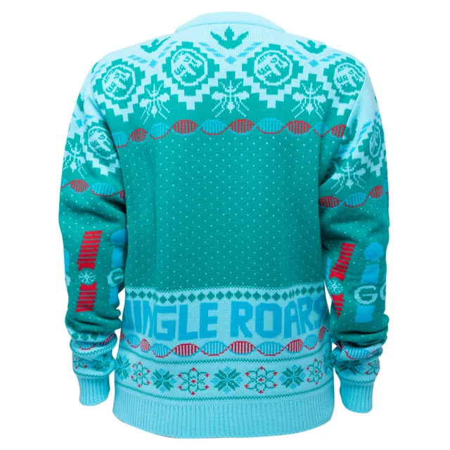 Jurassic Park Roars Knitted Jumper - Green