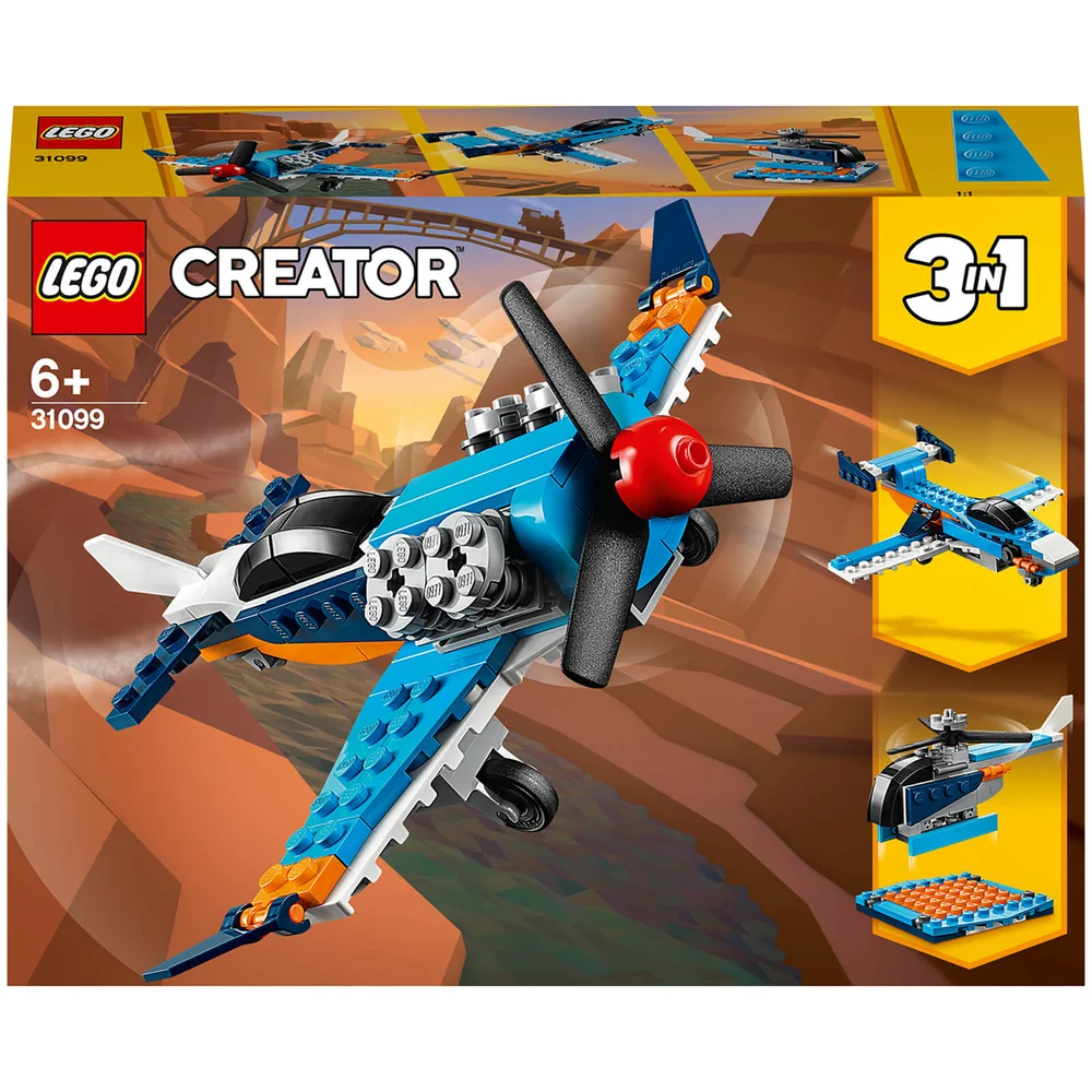 LEGO Creator: 3in1 Propeller Plane Building Set (31099) Image 1
