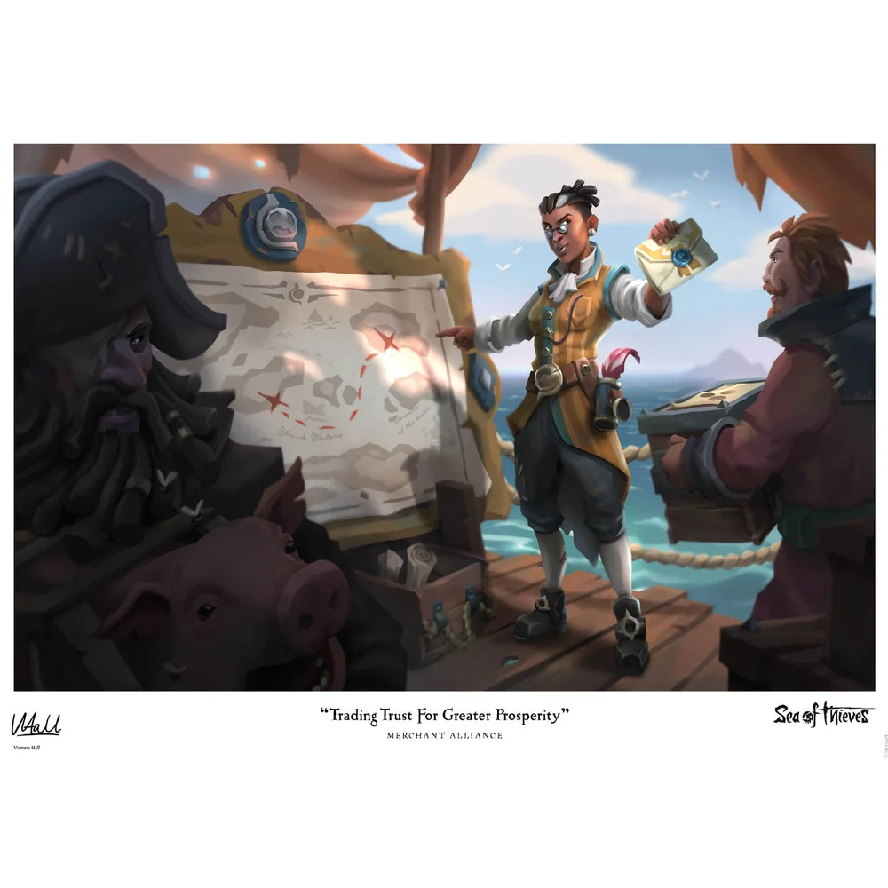 Sea of Thieves Limited Edition Art Print - Merchant Alliance Image 1
