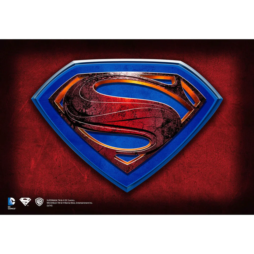 DC Comics Superman Man of Steel Wall Plaque Image 1