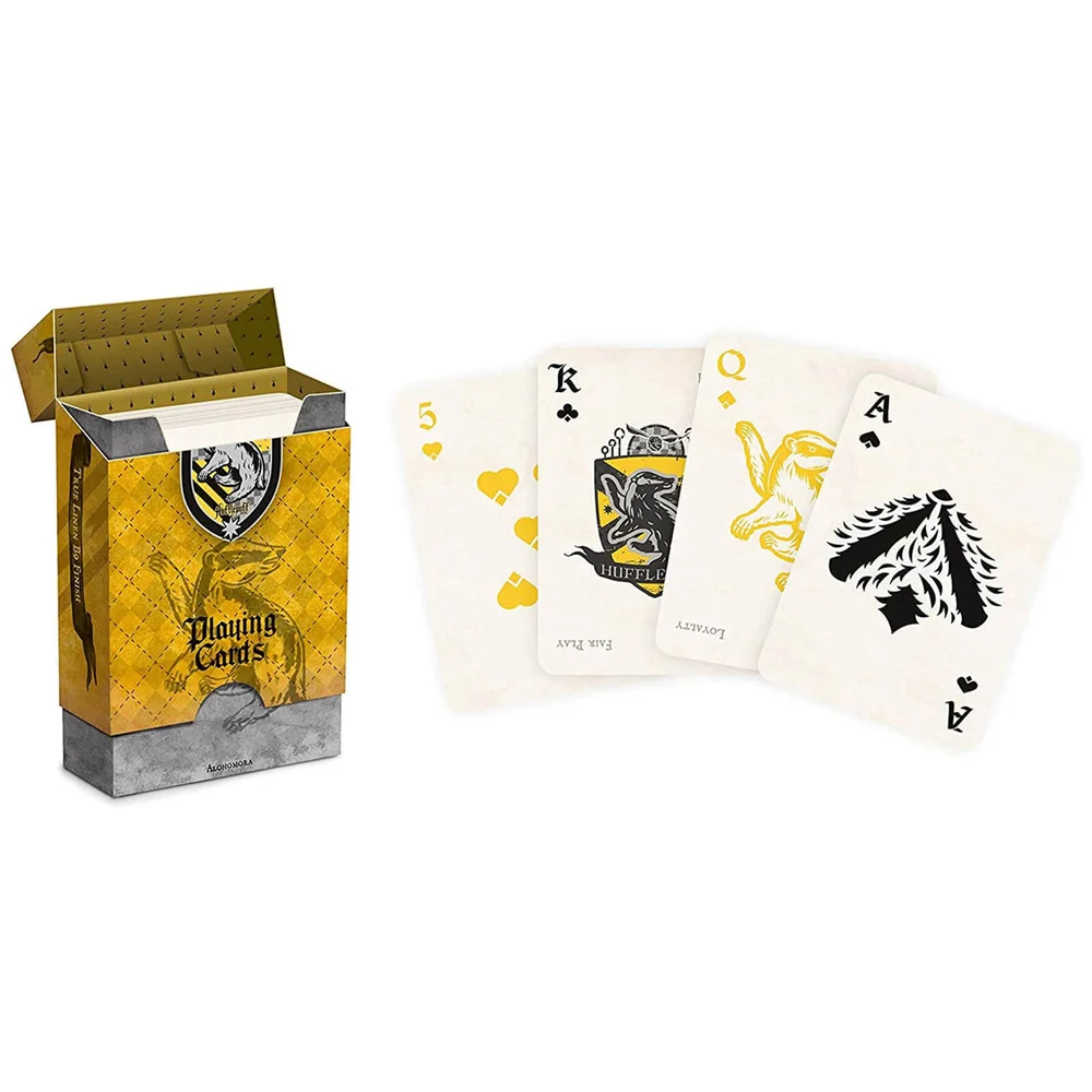 Harry Potter House Playing Cards - Hufflepuff Image 1
