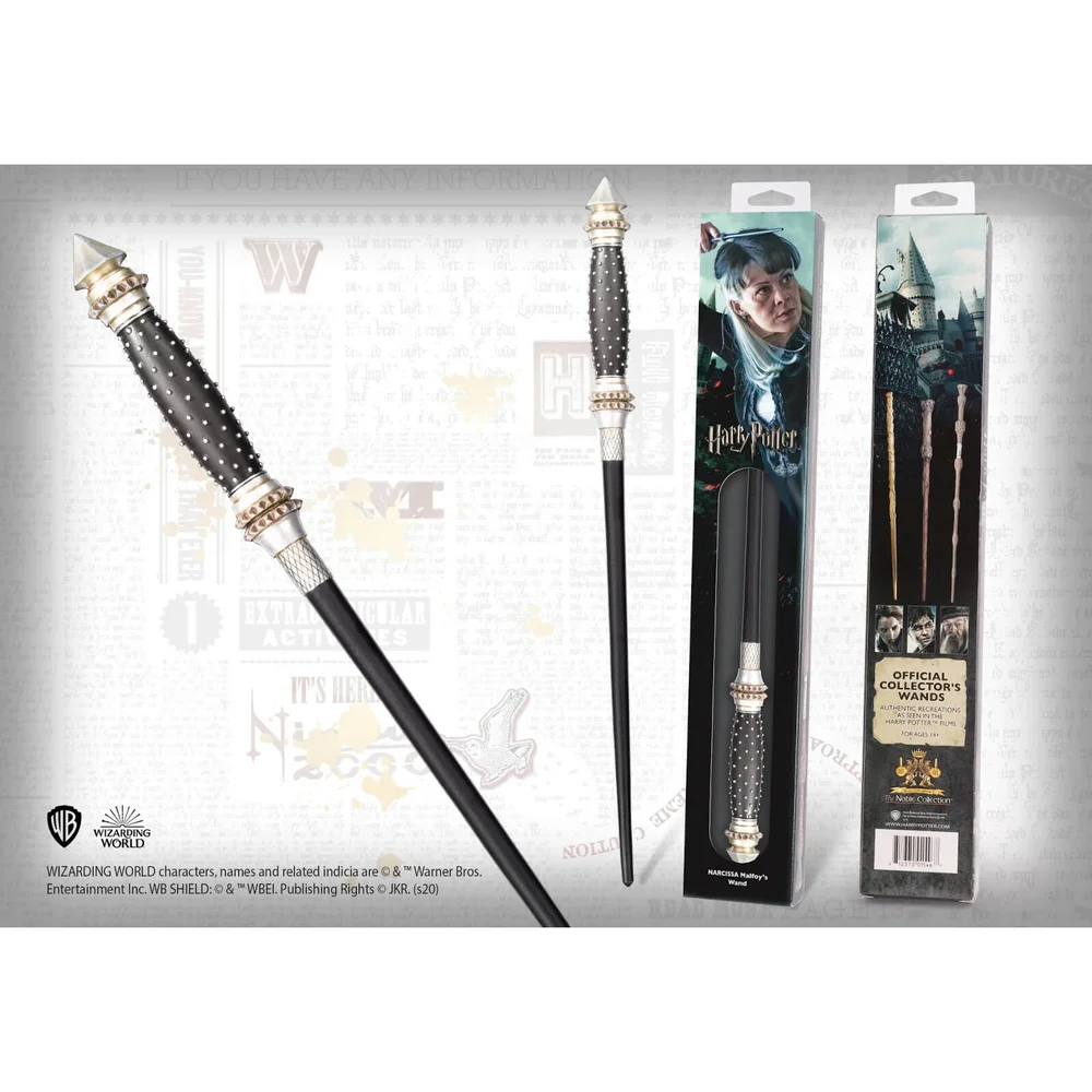 Harry Potter Narcissa Malfoy’s Wand with Window Box Image 1