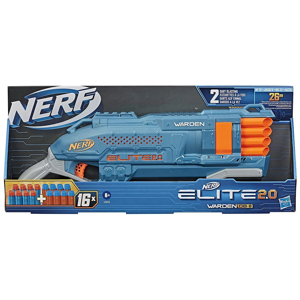 NERF Elite 2.0 Warden DB 8 Blaster Image 1