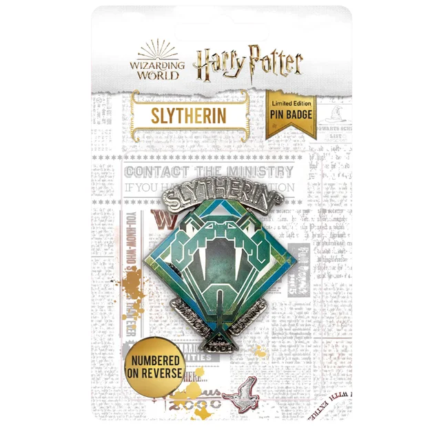 Harry Potter Limited Edition Slytherin Pin Badge