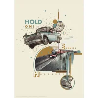 Harry Potter Premium Limited Edition Art Print: Weasley's Car - undefined undefined