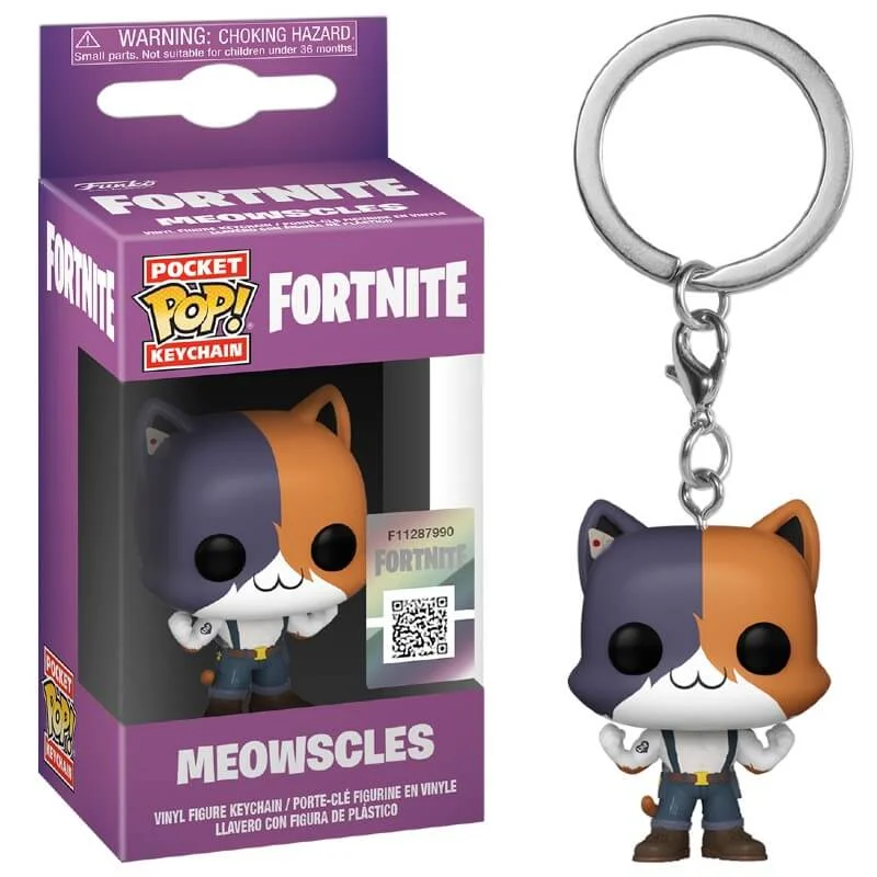 Fortnite Meowscles Funko Pop! Vinyl Keychain Image 1