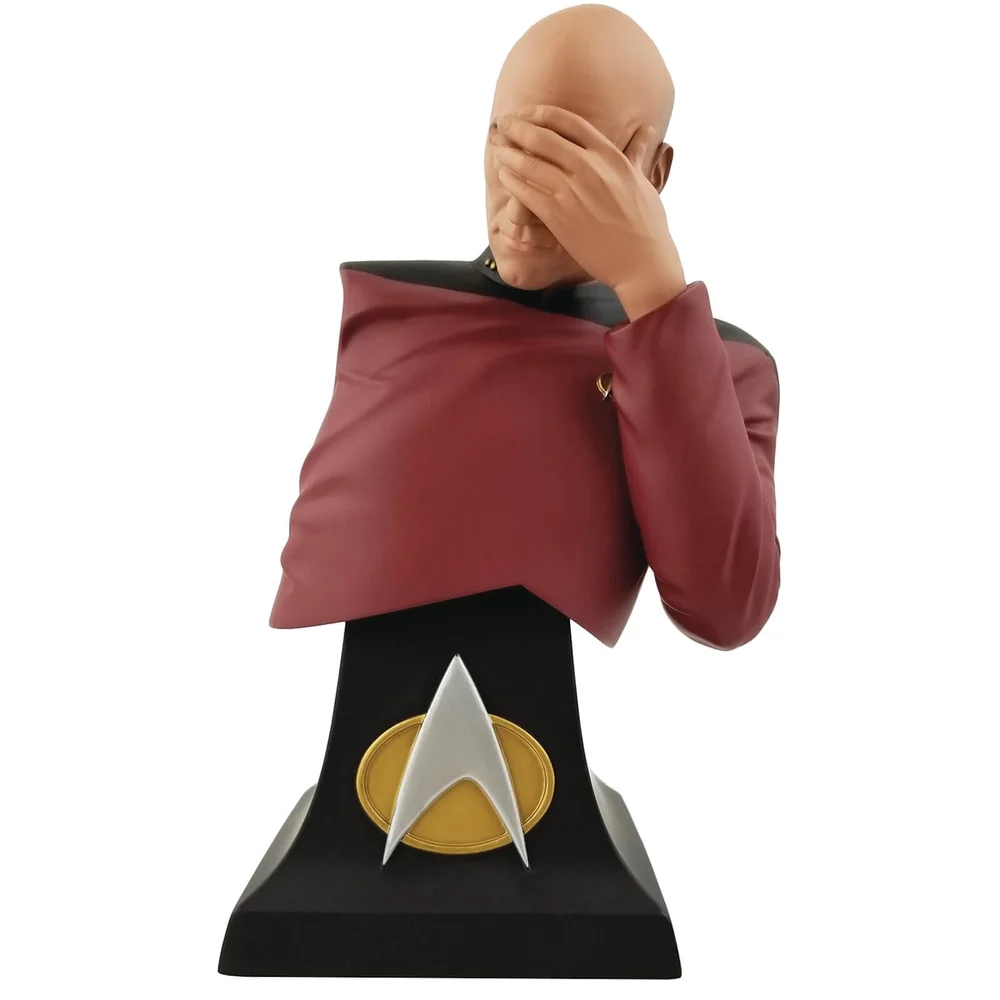 Icon Heroes Star Trek: TNG Picard Facepalm Limited Edition Bust Statue - SDCC Exclusive Image 1
