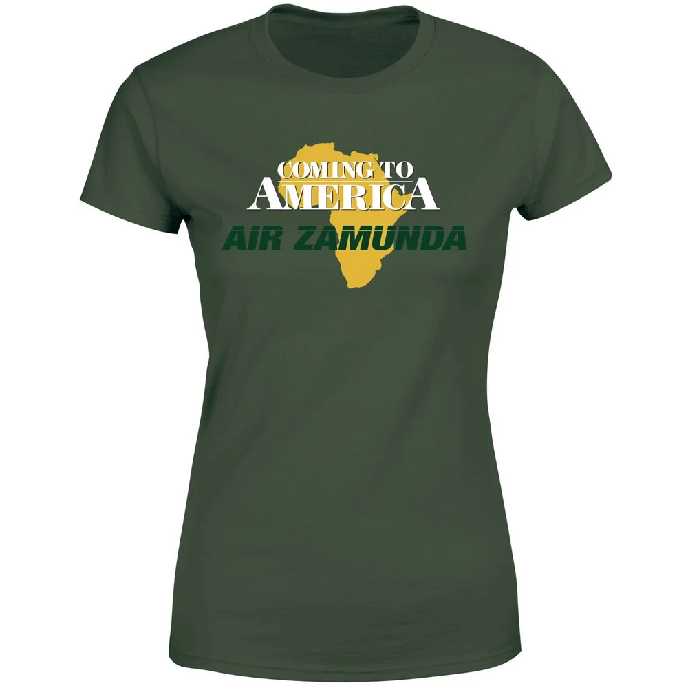 Coming to America Air Zamunda Women's T-Shirt - Forest Green - XS Image 1