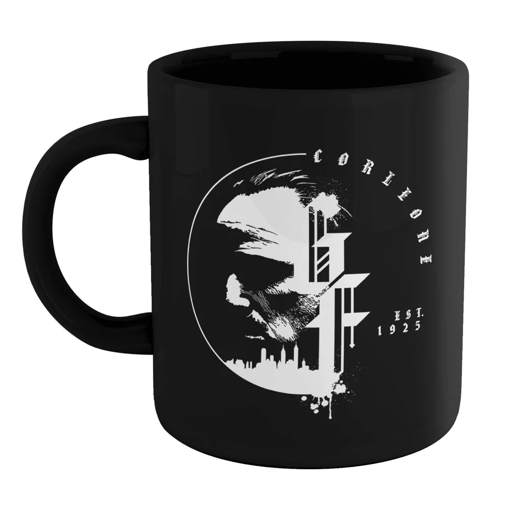 The Godfather Corleone Est 1925 Mug - Black Image 1