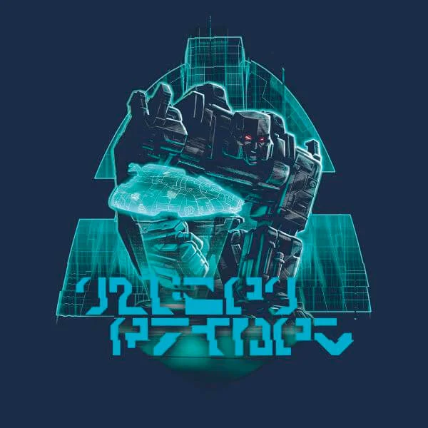 Transformers Megatrons Rage Women's T-Shirt - Navy