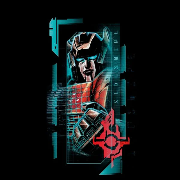 Transformers Sideswipe Glitch Women's T-Shirt - Black