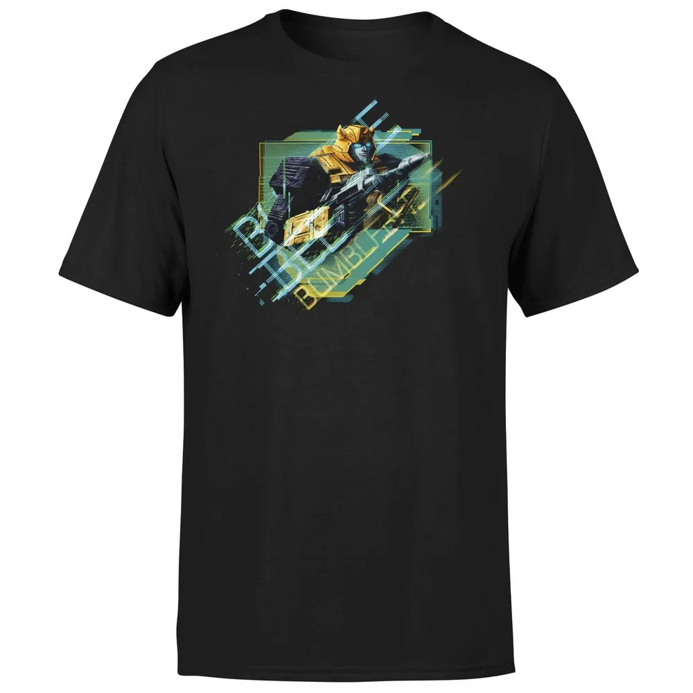 Transformers Bumble Bee Glitch Unisex T-Shirt - Black - S Image 1