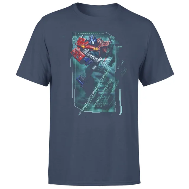 Transformers Optimus Prime Tech Unisex T-Shirt - Navy