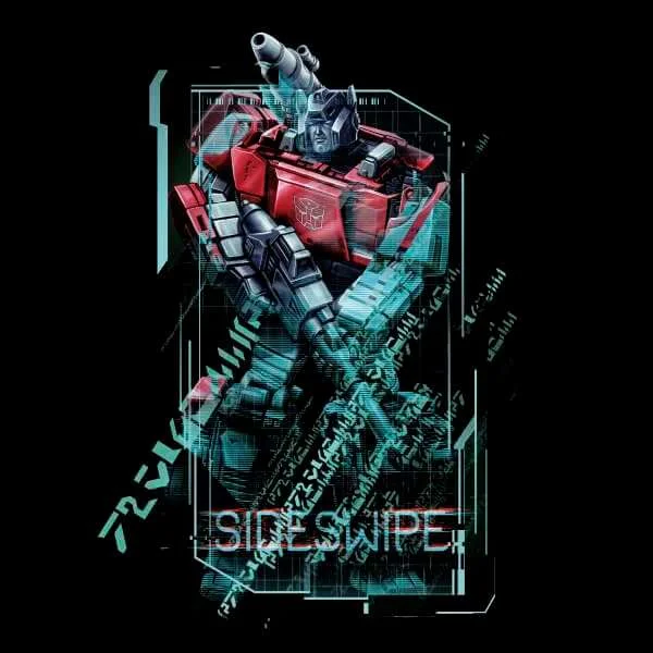 Transformers Sideswipe Tech Unisex T-Shirt - Black