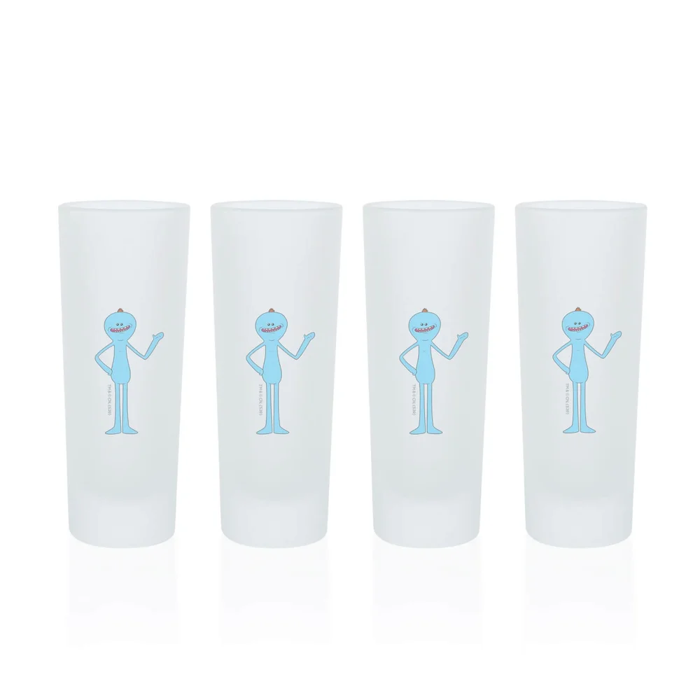 Mr Meeseeks Shot Glasses - Set of 4 Image 1