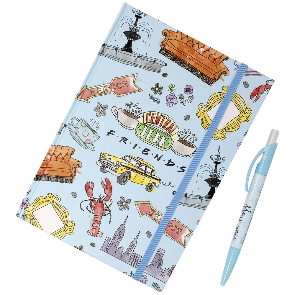 Friends Notebook and Pen Set Image 1