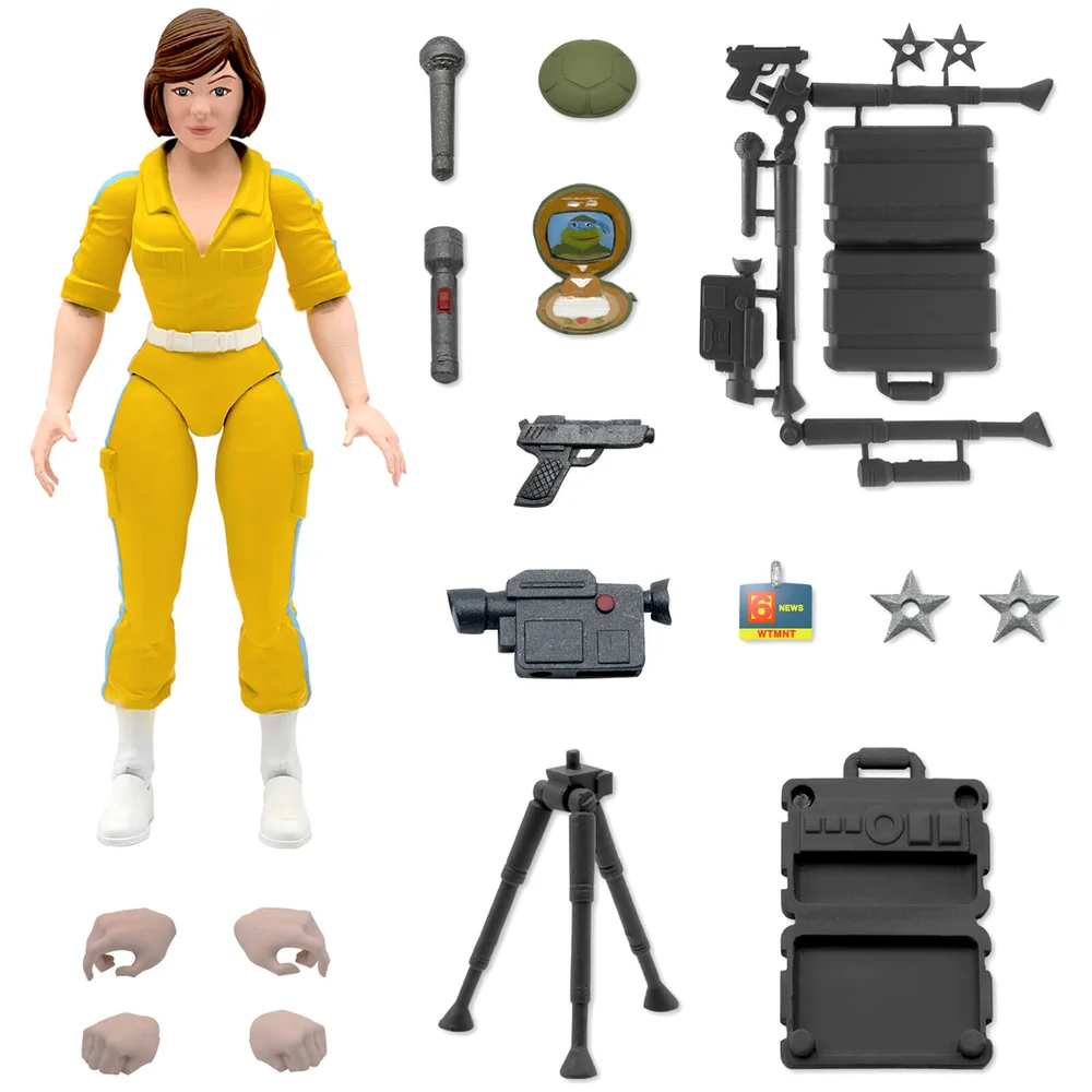 Super7 Teenage Mutant Ninja Turtles ULTIMATES! Figure - April O'Neil Image 1