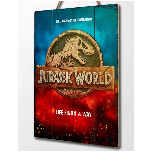 Doctor Collector Jurassic World Life Finds A Way WoodArts 3D Print