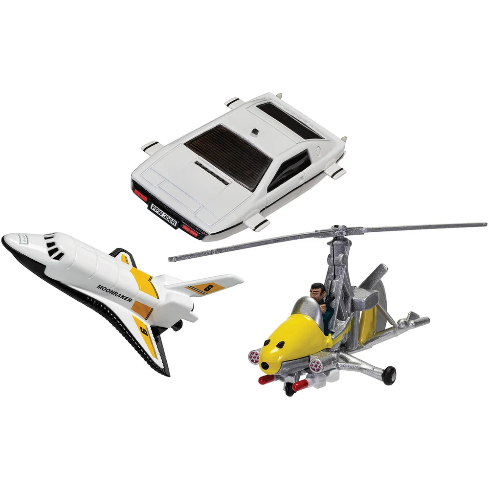 James Bond Collection (Space Shuttle, Little Nellie, Lotus Esprit) Model Set Image 1