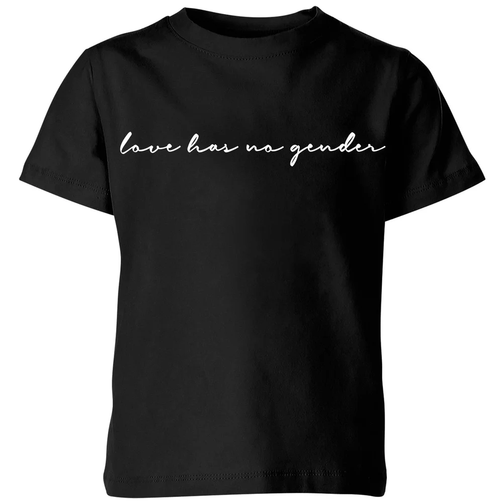 Miss Greedy Love Has No Gender Kids' T-Shirt - Black - 3-4 Years Image 1