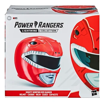 Hasbro Power Rangers Lightning Collection Mighty Morphin Red Ranger Helmet 1:1 Replica