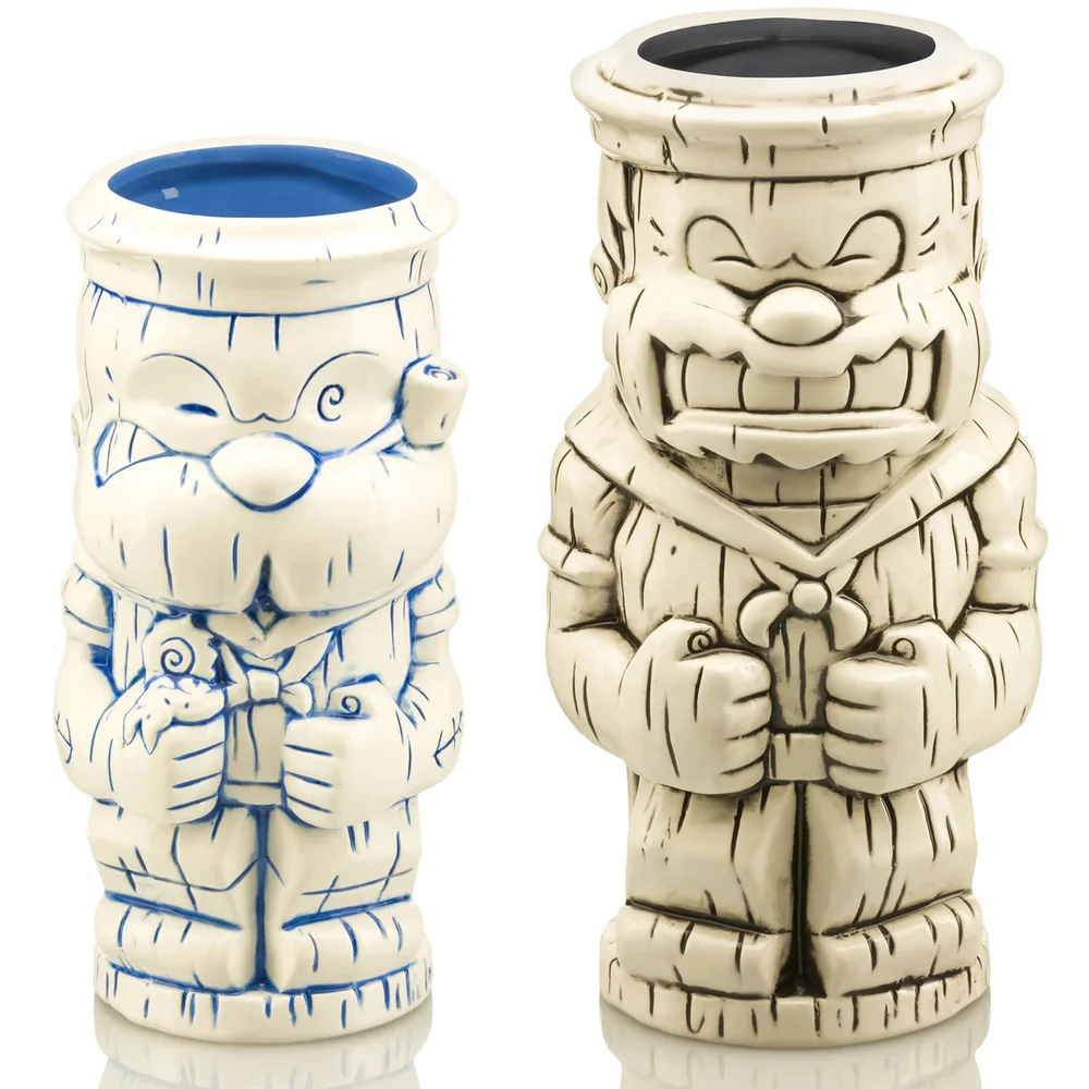 Geeki Tikis Popeye & Bluto Mug 2 Pack Image 1