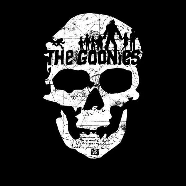The Goonies Skeleton Key Men's T-Shirt - Black