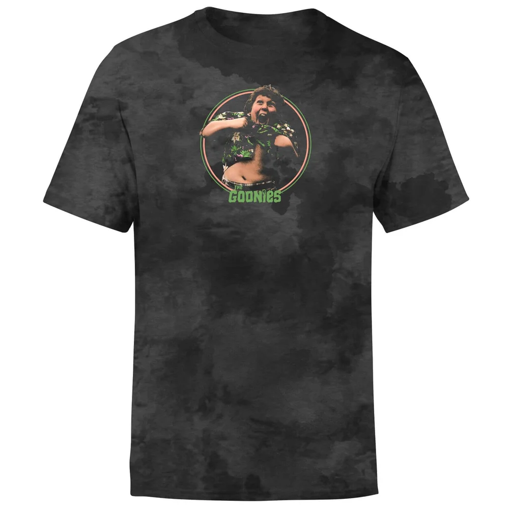 The Goonies Truffle Shuffle Unisex T-Shirt - Black Tie Die - S Image 1