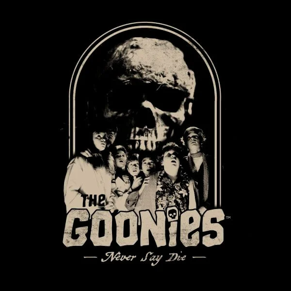 The Goonies Never Say Die Retro Women's T-Shirt - Black