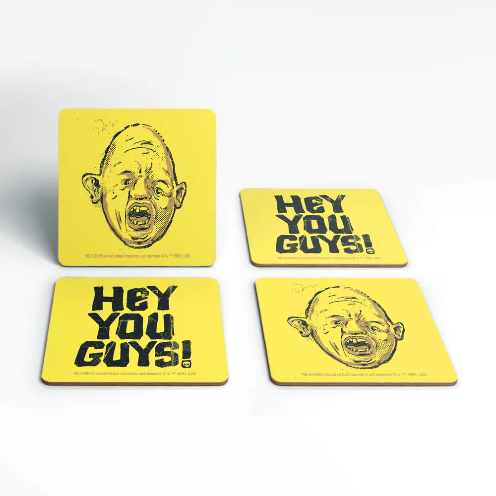 The Goonies Hey You Guys! Coaster Set Image 1