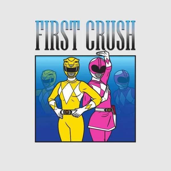 Power Rangers First Crush Men's T-Shirt - Grey