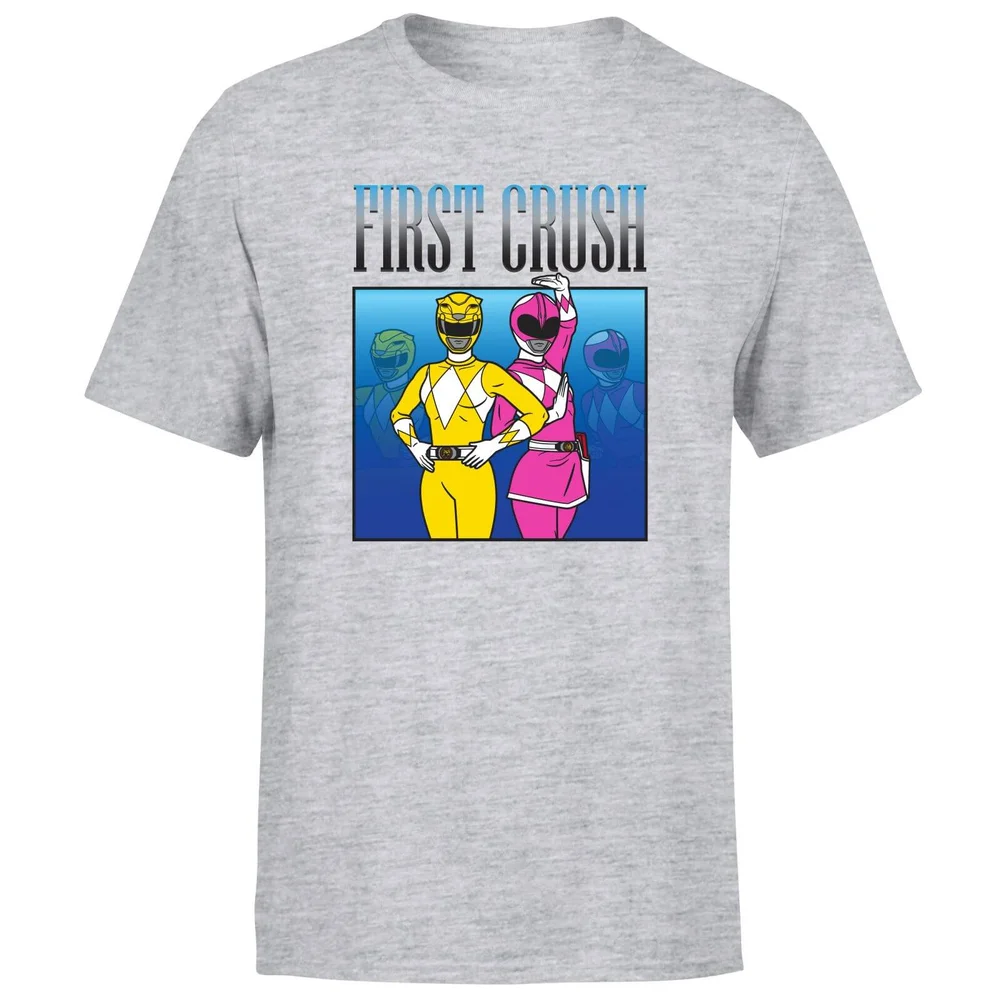 Power Rangers First Crush Men's T-Shirt - Grey - S Image 1