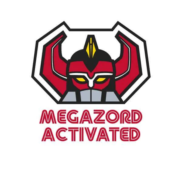 Power Rangers Megazord Activated Unisex T-Shirt - White / Red Ringer