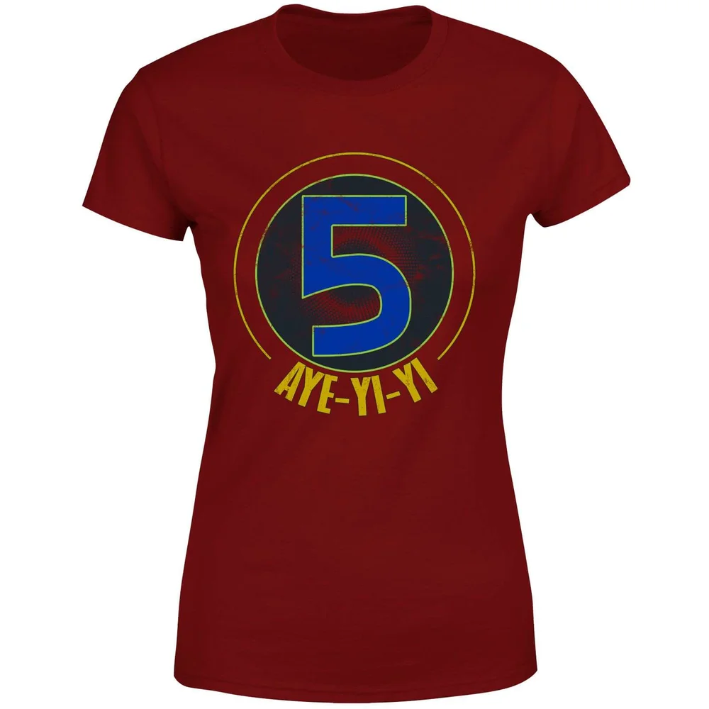 Power Rangers Alpha-5 Logo Women's T-Shirt - Burgundy - XS Image 1