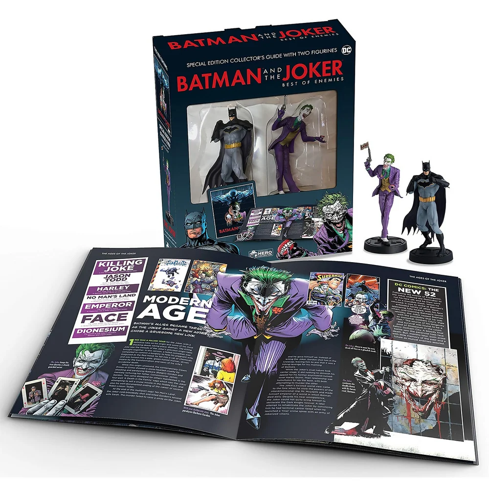Eaglemoss DC Comics Batman and The Joker Special Edition Paperback - Includes 2 Figures Image 1