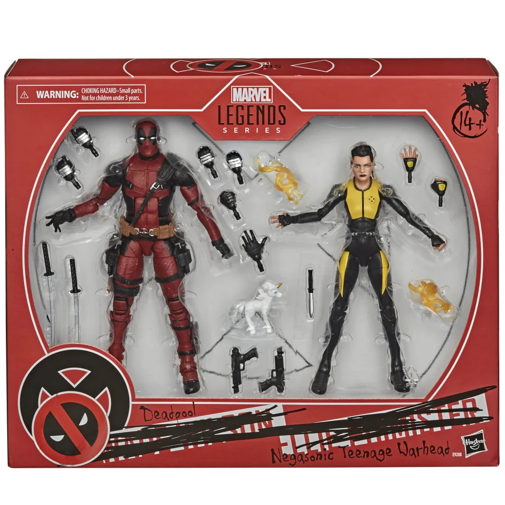 Hasbro Marvel Legends X-Men Deadpool Negasonic Teenage Warhead 2-pack Action Figure Image 1