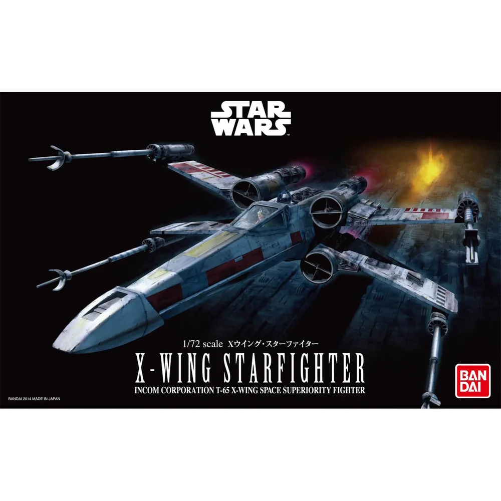 Revell Star Wars X-Wing Starfighter Plastic Buildable Model 1:72 Scale Image 1