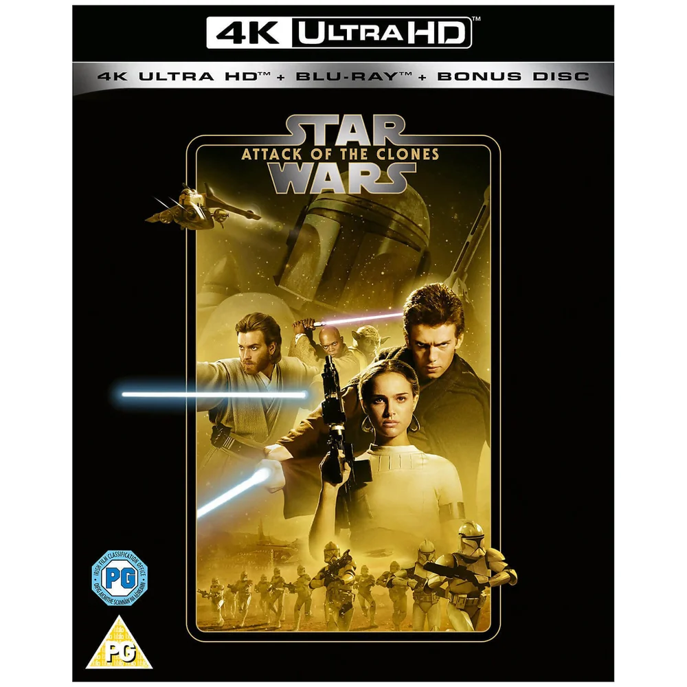 Star Wars - Episode II - Attack of the Clones - 4K Ultra HD (Includes 2D Blu-ray) Image 1