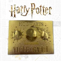 Harry Potter 24K Gold Plated Yule Ball Ticket Limited Edition Replica - Zavvi Exclusive