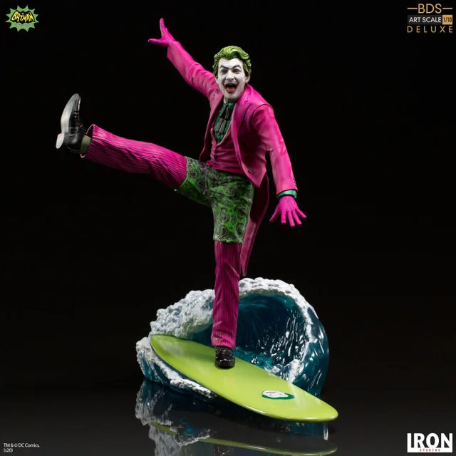 Iron Studios Batman 1966 Deluxe BDS Art Scale Statue 1/10 The Joker 23 cm