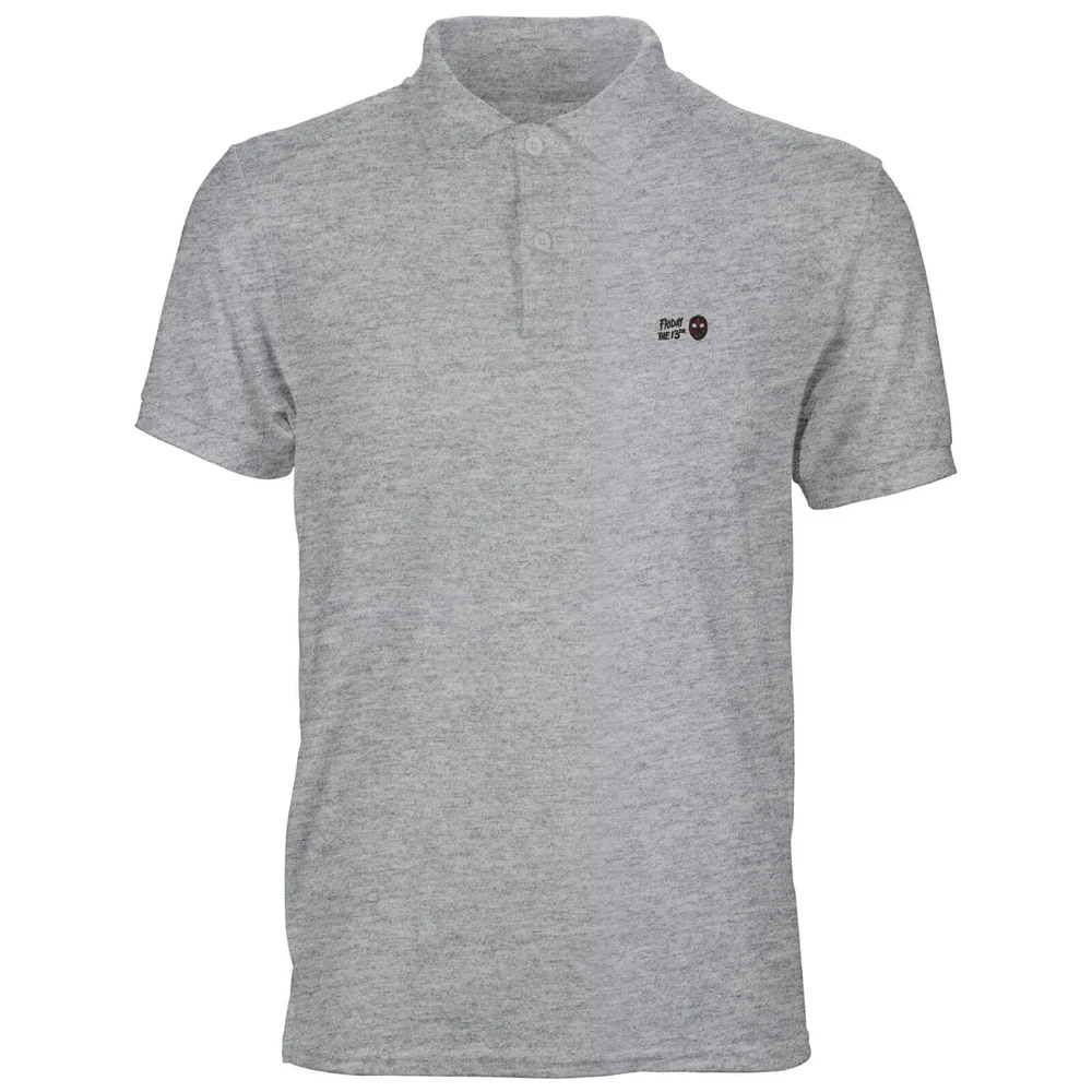 Friday 13th Unisex Polo - Grey - S Image 1