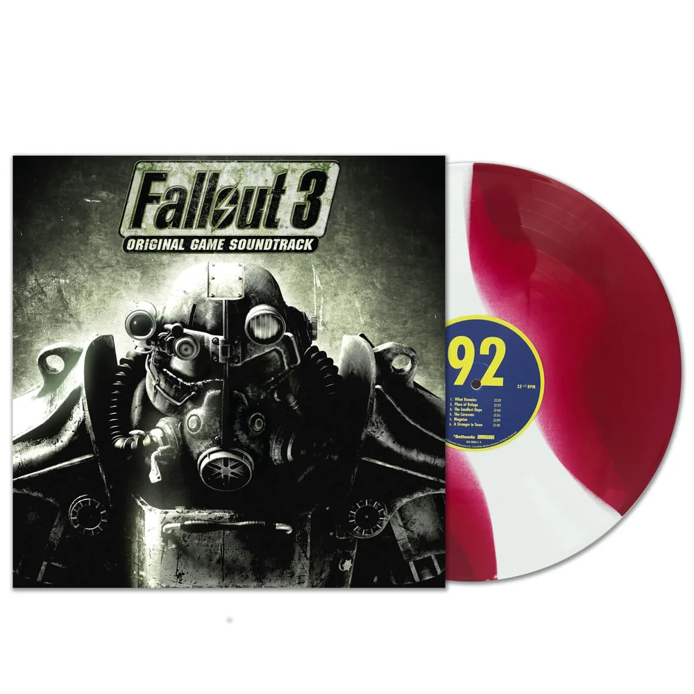 Fallout 3: Original Game Soundtrack Zavvi Exclusive 'Nuka Cola' Limited Edition Colour Vinyl Image 1
