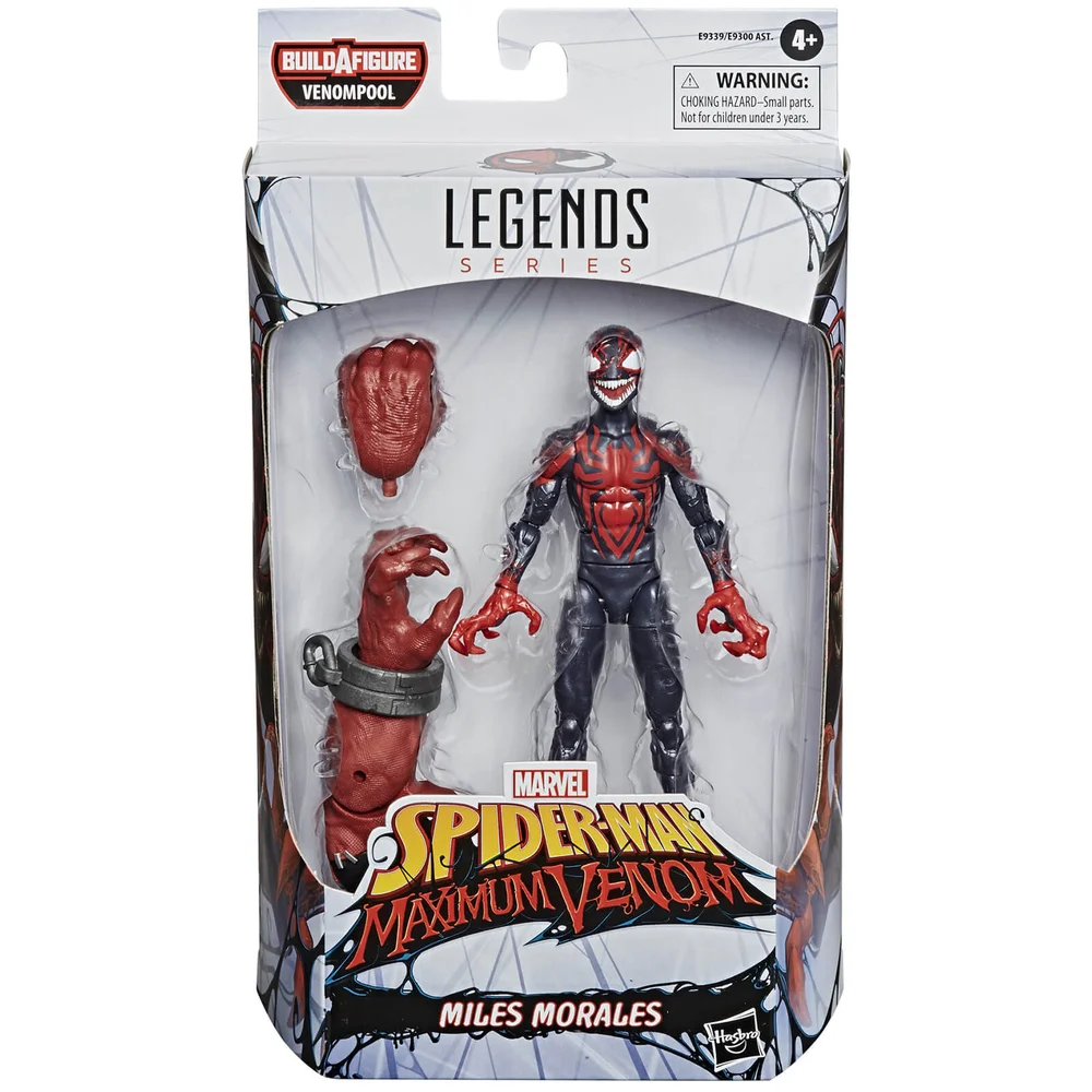 Hasbro Marvel Legends Venom Miles Morales 6 Inch Action Figure Image 1