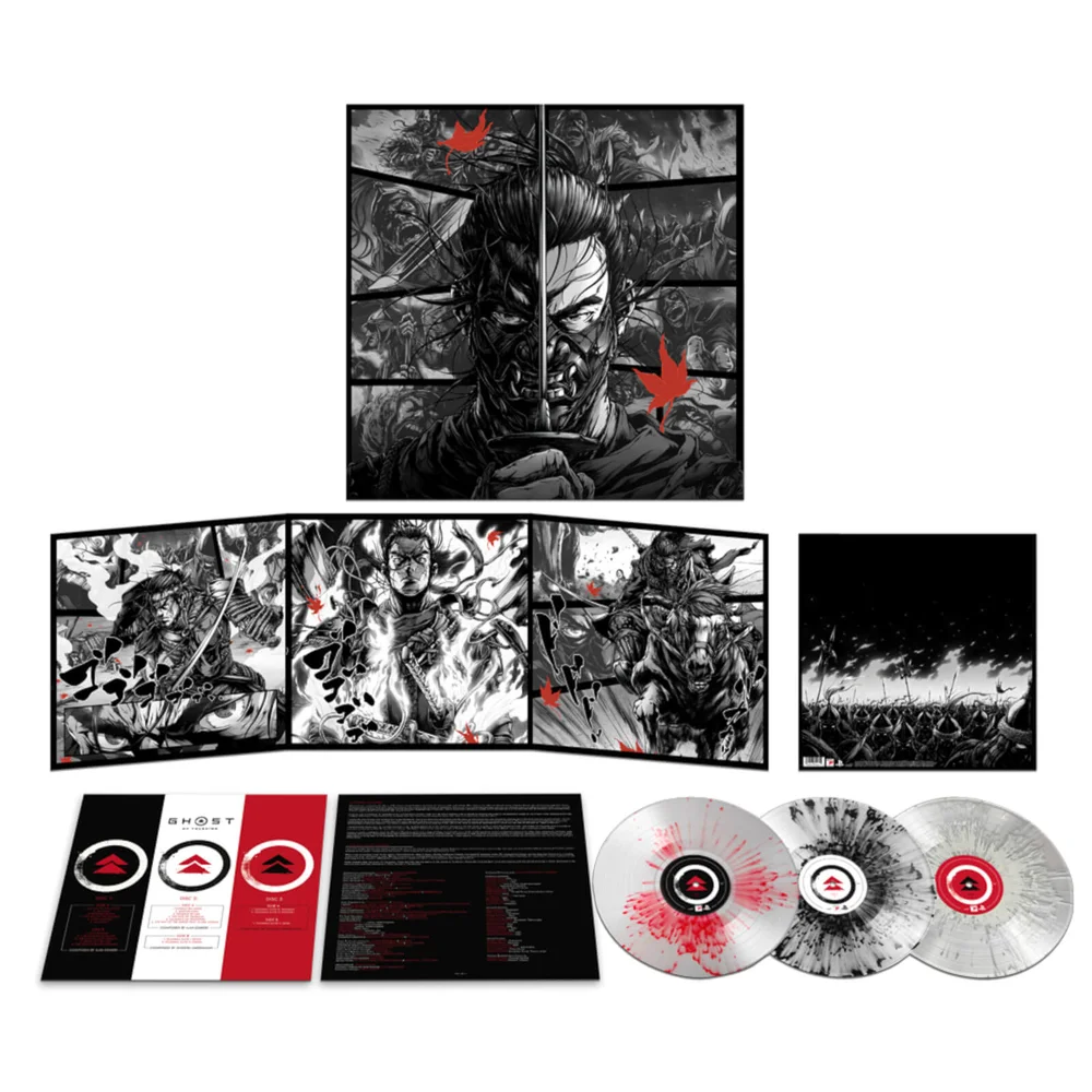 Ghost of Tsushima (Music From The Video Game) Vinyl 3LP (Splattered) Image 1