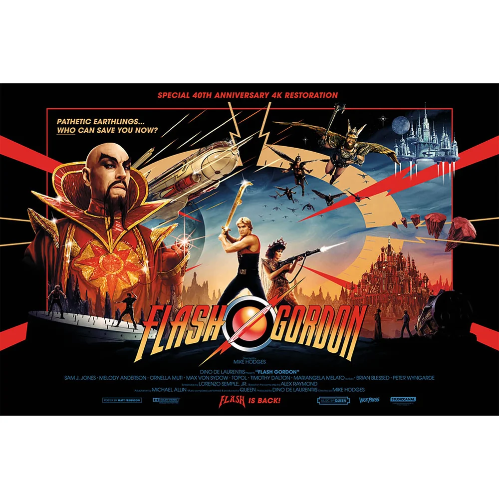 Flash Gordon Limited Edition Lithograph by Matt Ferguson Image 1